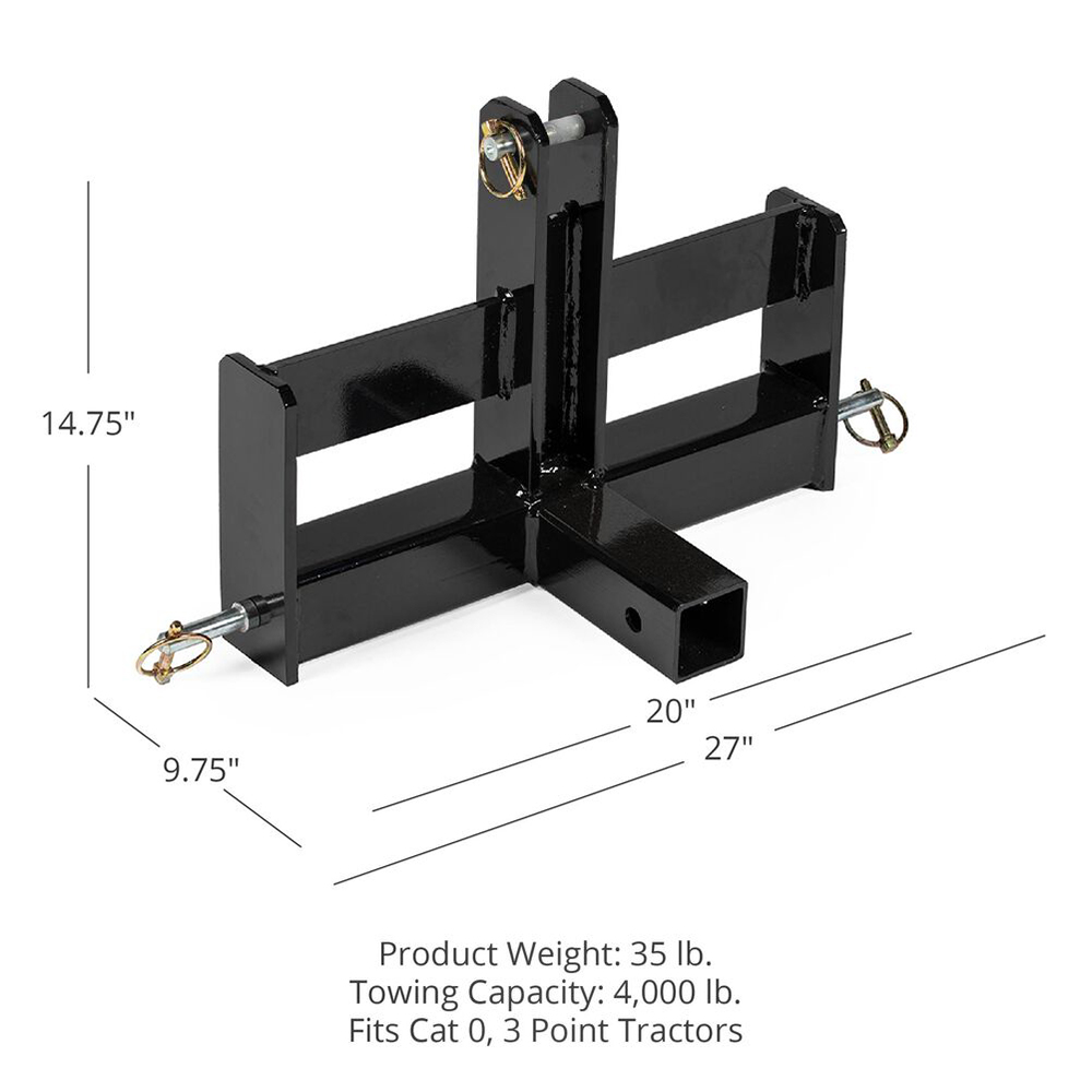 Timone del trattore a 3 punti details